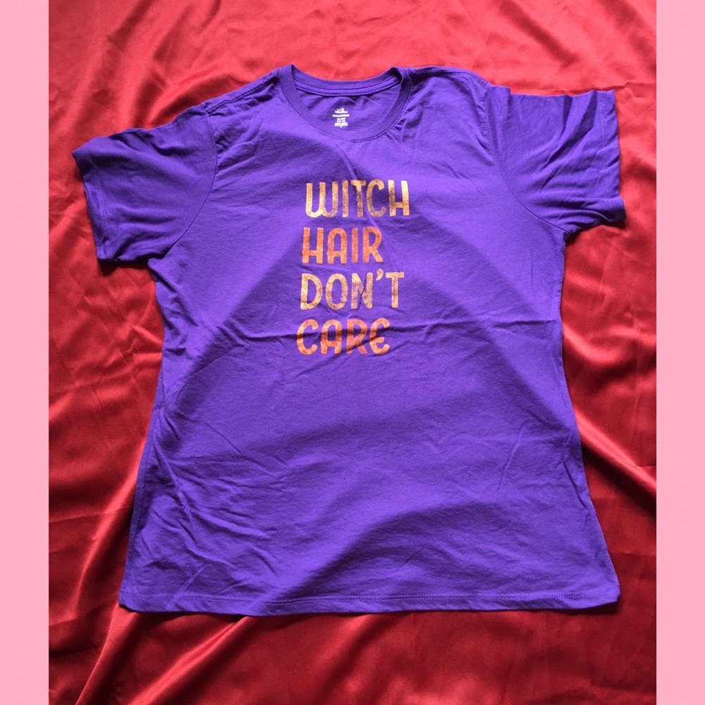 Witch hair don’t care tee shirt